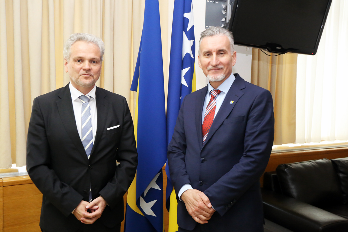 Deputy Speaker of the House of Peoples of the PABiH Kemal Ademović met with the Head of the EU Delegation & EU Special Representative in BiH